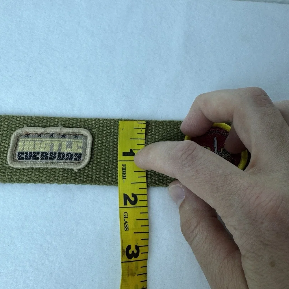 Green Patch Belt Size Small Adjustable Punk‎ Grunge Utility Military Green Y2K